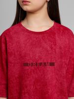 Фуфайка (футболка) для девочки Сидней-1 Виотекс БОРДОВЫЙ