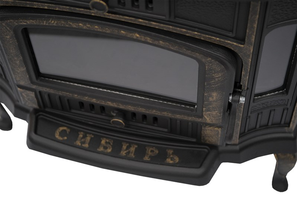 Печь-камин чугунная "Сибирь" 10 кВт