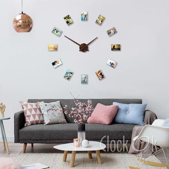 Настенные 3D часы Фотоколлаж