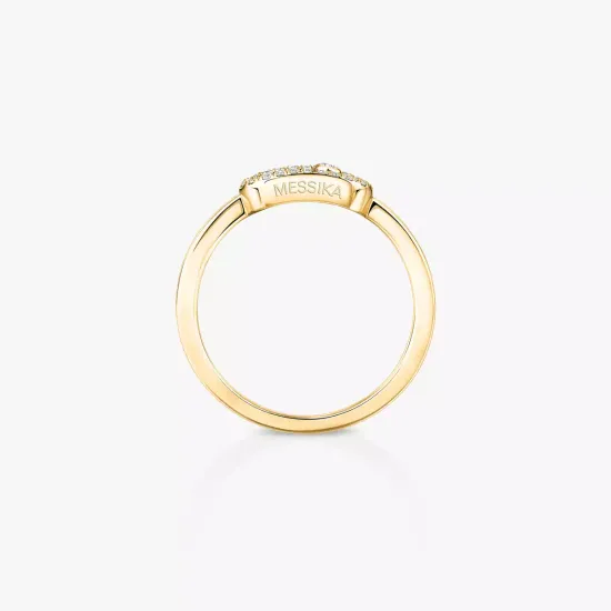 Кольцо Messika Move Uno с полупаве