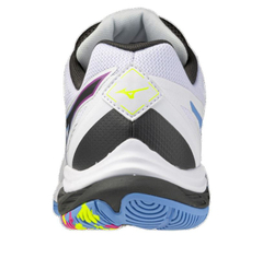 Мужские кроссовки для бадминтона/сквоша Mizuno Wave Fang 2 - white/pink tetra/all abroad