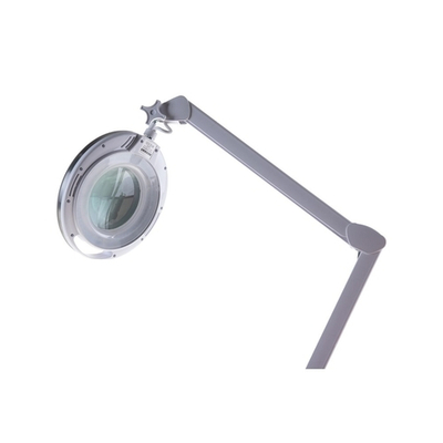 Rexant 31-0531 Лупа на струбцине  , круглая, 3D, с подсветкой 60 LED, сенсорный регулятор яркости, белая