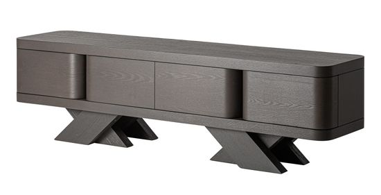 Тумба под телевизор Rize цвет черный