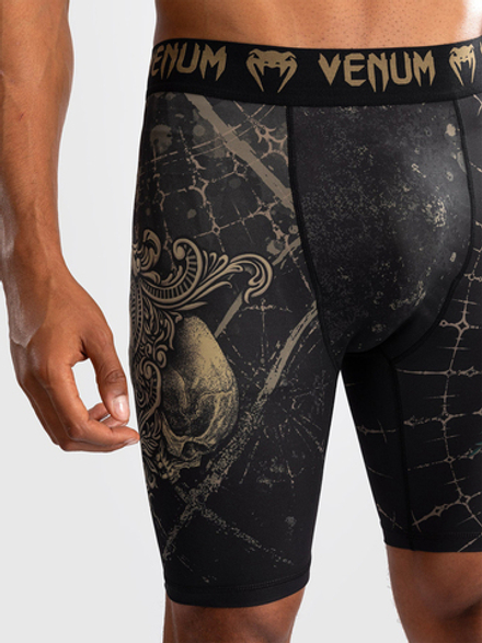 Шорты компрессионные Venum Santa Muerte 5.0 Deep Black/Gold