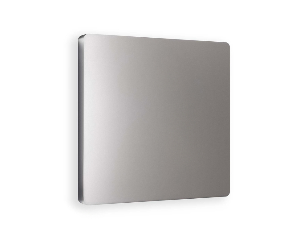 AP5160 Лицевая панель ALFA (Сталь матовый) заглушка для суппорта QUANT