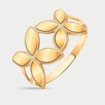 Кольцо женское из розового золота 585 пробы без вставок (арт. 10898)