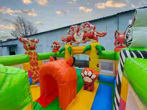 Коммерческий надувной батут «Тигриная страна 4», 8*4*5 м