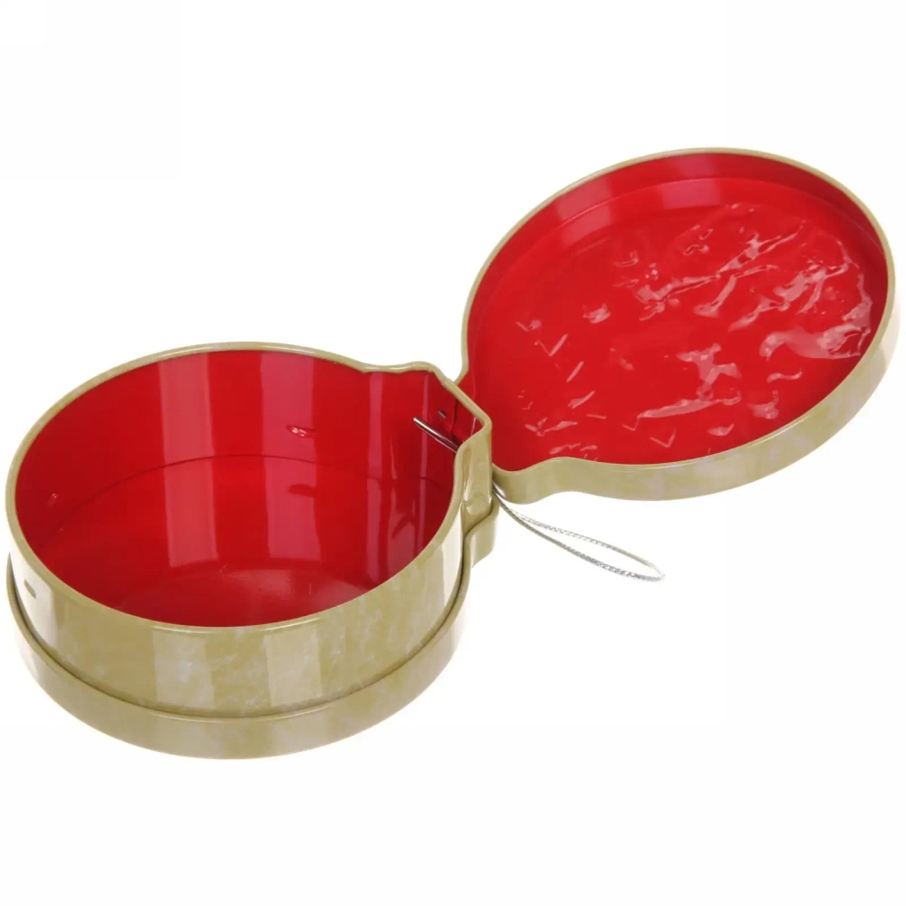 Банка жестяная 200мл 11,2*12,2*4см «Мишка с друзьями» двухсторонняя