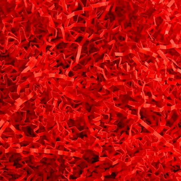 Наполнитель бумажный 50 г, 3 мм, кораллово-красный