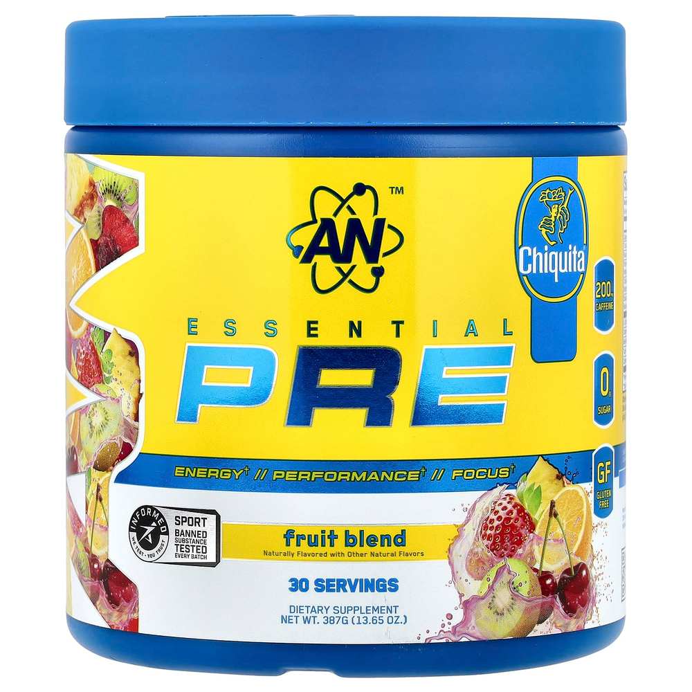 AN Supps, Essential Pre, Chiquita®, фруктовая смесь, 387 г (13,65 унции)