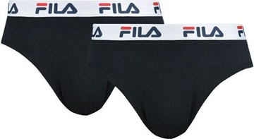 Мужские спортивные боксеры Fila Man Brief 2 pack - черный