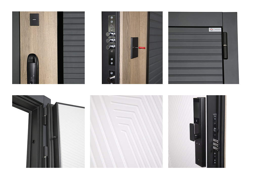 Стальная дверь "Авангард" (биометрический замок)