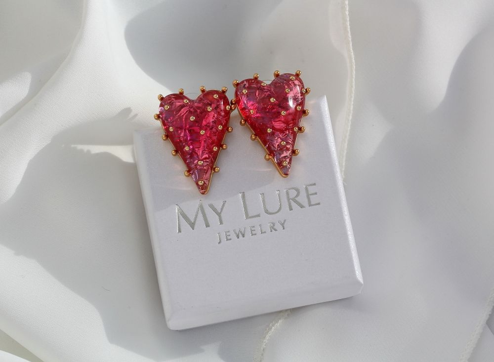 Серьги Сердце