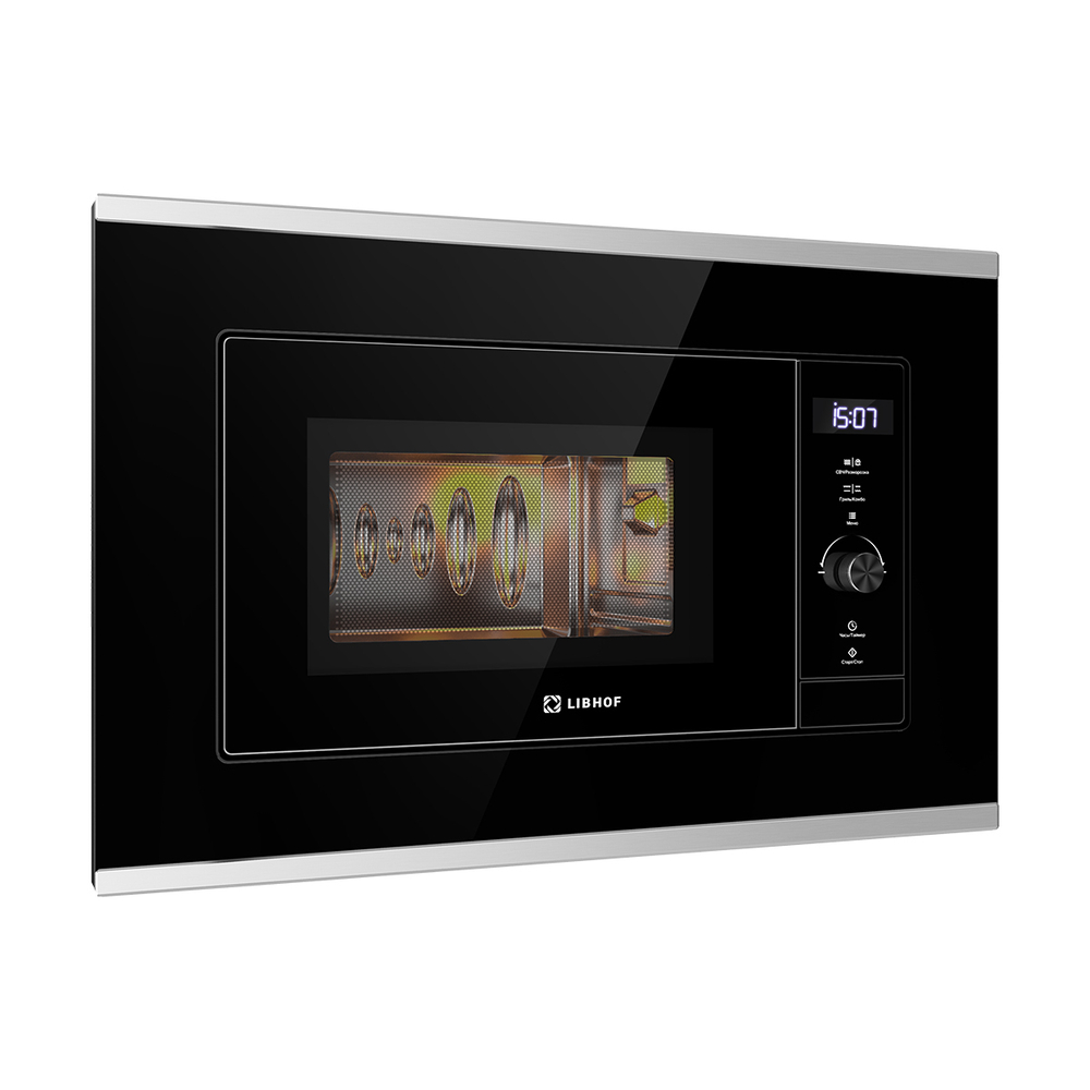 Встраиваемая микроволновая печь MWB-5220 black-silver