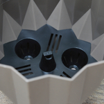 Кашпо Геометрия 0,8л, мокачино