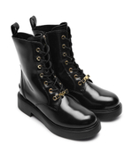 Кожаные ботильоны CITY40 Love Moschino - черный(JA24194G0LJD0)