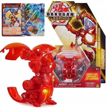 Фигурка Bakugan Legends Dragonoid - Фигурка Драконида светящаяся - Бакуган 6065724, 20139533