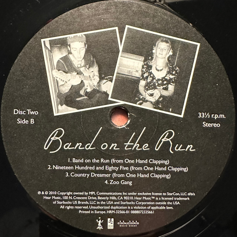 Paul McCartney & Wings - Band On The Run 2LP (Европа 2010г.)