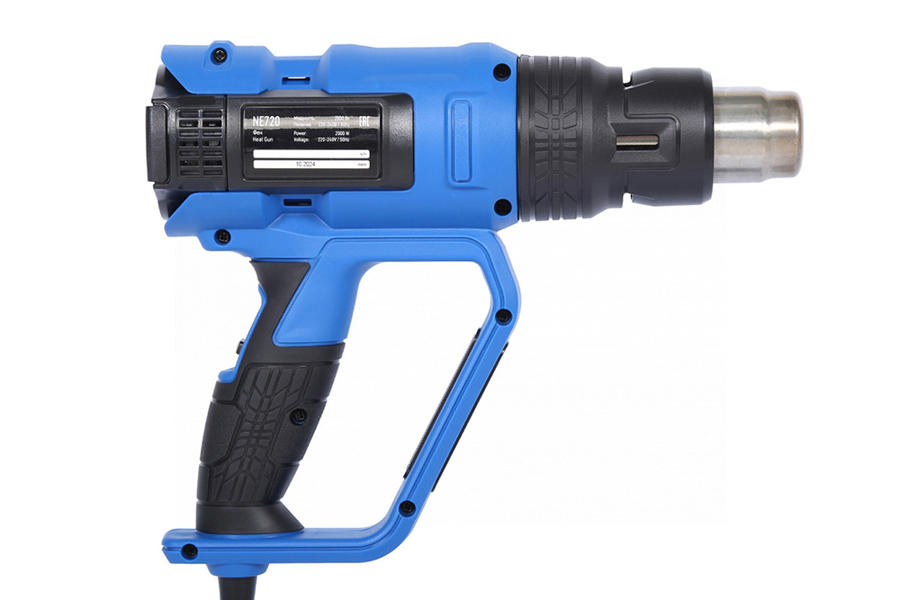 NORDBERG (NE720) Фен с ЖК-экраном, 6 насадок, в кейсе, 50-650 °С, 2000 Вт