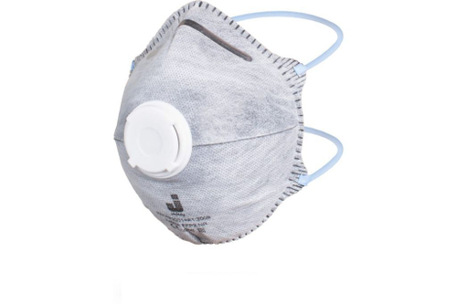 JETA SAFETY Micron полумаска с клапаном, с угольным слоем, чашеобразная, класс защиты FFP2