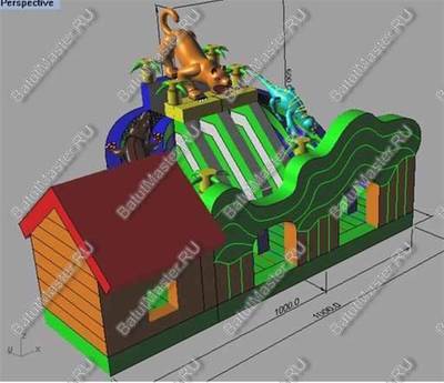 Коммерческий надувной батут "Килиманджаро"