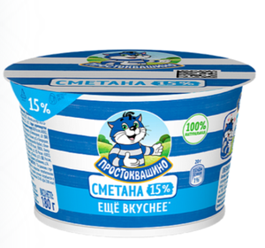 СМЕТАНА 15% 180ГР ПРОСТОКВАШИНО