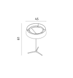 Декоративная настольная лампа Divinare ALMA 1029/06 TL-11