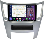 Магнитола для Subaru Legacy 5, Outback 4 2009-2014 (правый руль) - FarCar XXL9-7184RS монитор 9.5" 2K QLED на Android 14, TS20, 8+256Гб, CarPlay, 4G SIM-слот