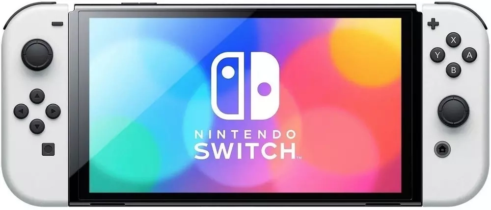 Игровая консоль Nintendo Switch (OLED-модель) 64GB HK White