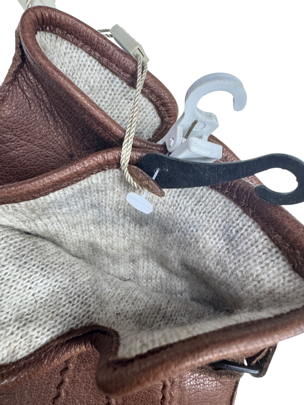 Перчатки. Мужские. Материал верха: Кожа оленя. Подклад: Трикотаж-шерсть. 5 шт в упаковке.