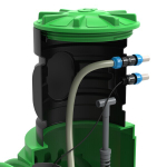 BioBox Aero Pro 6 Родлекс 2000 л. горизонтальный / 1500 л. в сутки / До 6 чел. / принудительный сброс / компрессорный аэрация (2140x1160x1510см;112кг;) - арт.560042