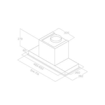 Вытяжка ELICA HIDDEN 2.0 @ BLGL/A/72