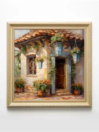 Картина на стену интерьерная на холсте 35*35 см