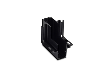 Внутренний угол-соединитель для встраиваемого шинопровода DLT2512InB, L80*W80*H46, 5 мм, черный