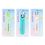 Нож канцелярский Basir для бумаги, серия "Панда", лезвие-4 см, размер 9,2 см