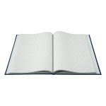 Книга учёта А4, 96л., клетка, обл. твердая 7БЦ, блок офсет, Спейс, синяя