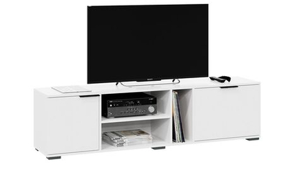 Тумба под телевизор напольная Белый Ясень 171х27х45 см