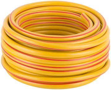 Шланг поливочный трехслойный армированный, желтый 1/2" х 1,9 мм х 25 м