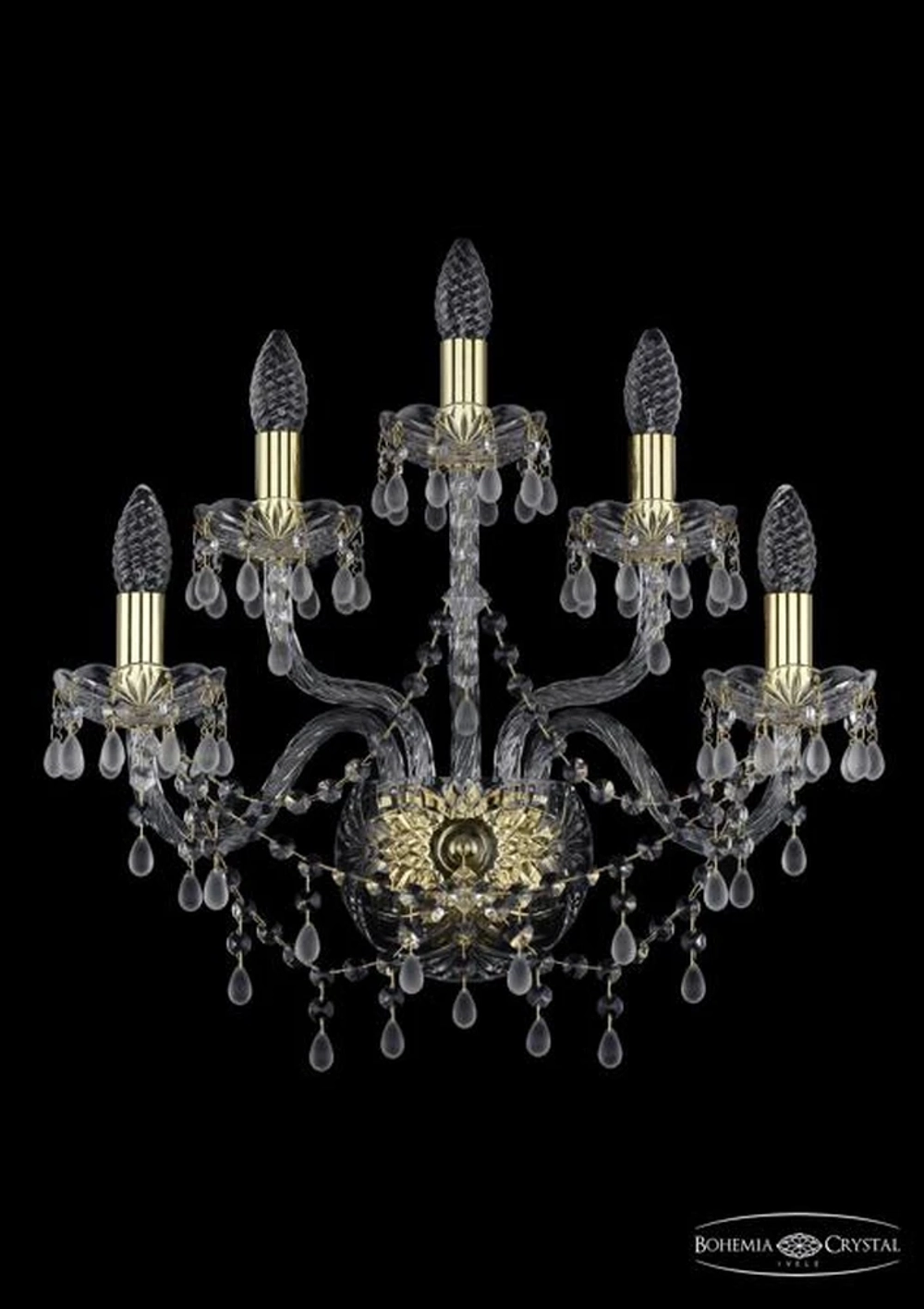 Бра Bohemia Ivele 1410B/2+2+1/195/XL/G/V0300