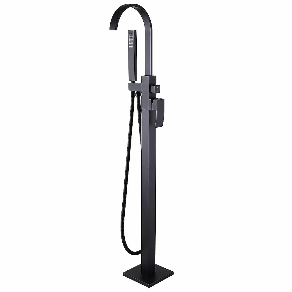 Смеситель для раковины ABBER Wasserfall AF8615B черный матовый