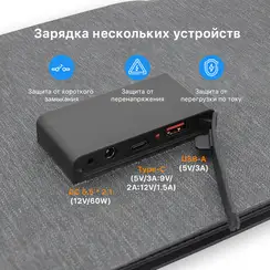 Туристическая солнечная панель YASHEL 60 Ватт