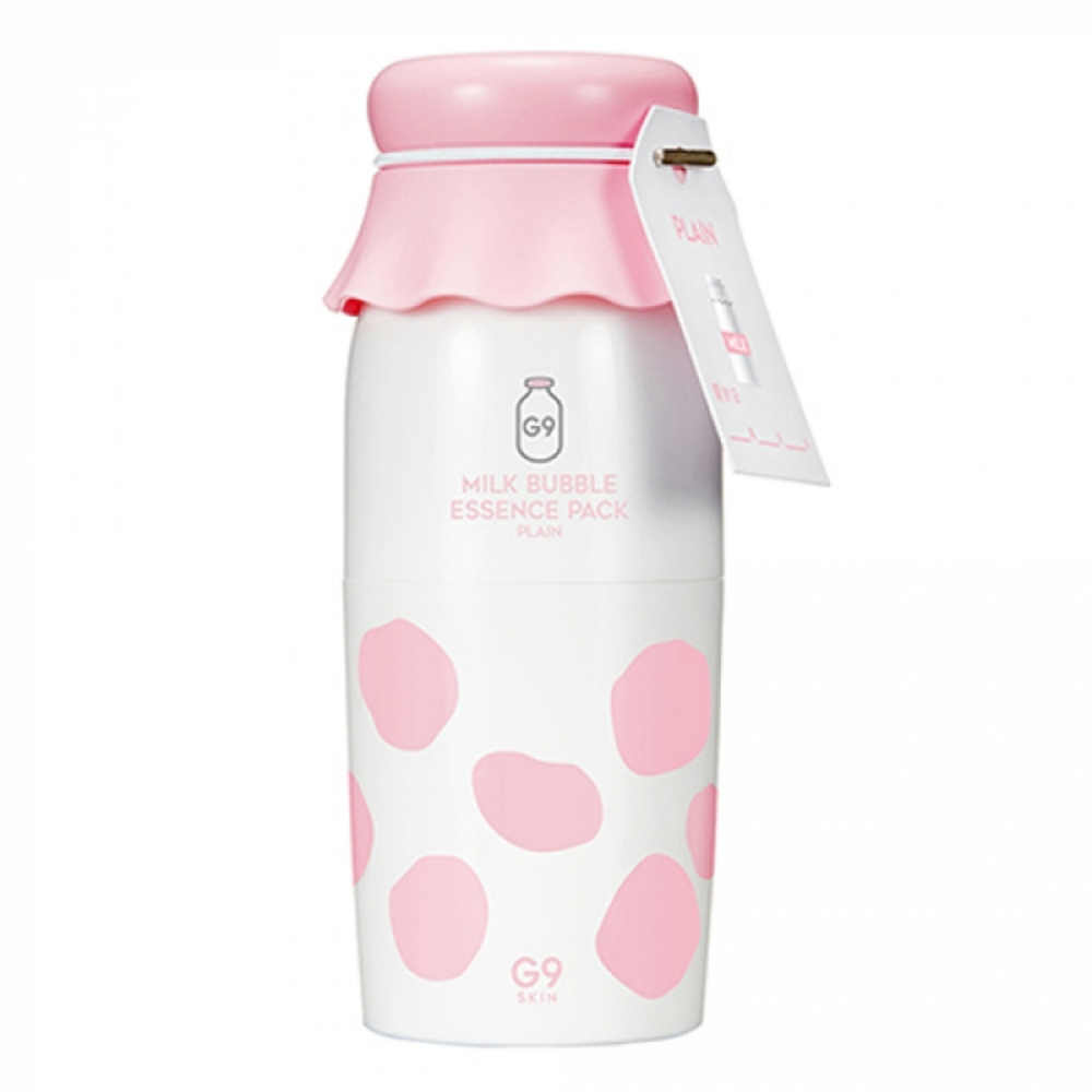 G9Skin Milk Bubble Essence Pack Plain пузырьковая маска-эссенция с молочными протеинами