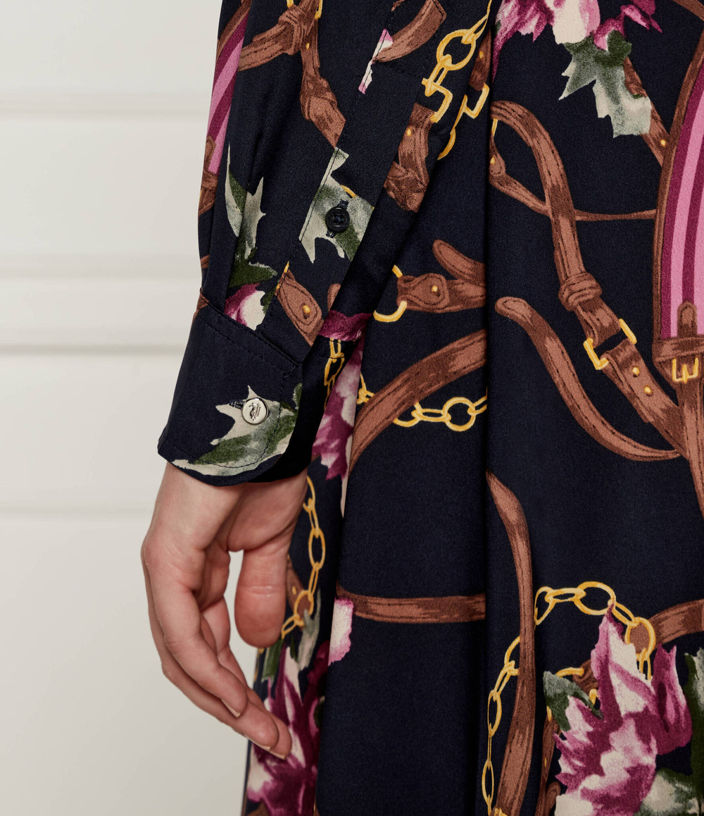 Платье с ремешком POLY LAUREN RALPH LAUREN - темно-синий(200940188)