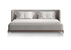 Кровать Basic спальное место 180*200 см (бежевый, рогожка)