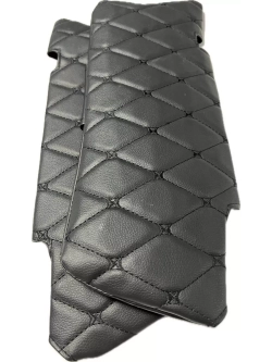 Чехлы на козырьки ВАЗ 2110, 2111, 2112 (чёрная нить Бабочка)