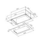 Полновстраиваемая вытяжка Meferi  INBOX60WH POWER фото 35