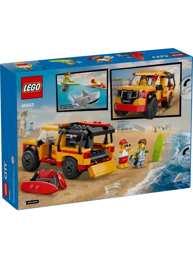 Конструктор LEGO Сity 60453 Cпасательный автомобиль на пляже