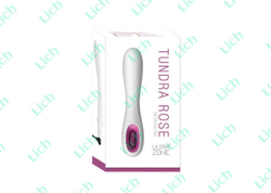 Подзаряжаемый минивибромассажер Tundra Rose, 12 см