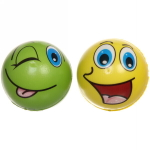 Мяч 7,6 см «Мордашка» (антистресс)