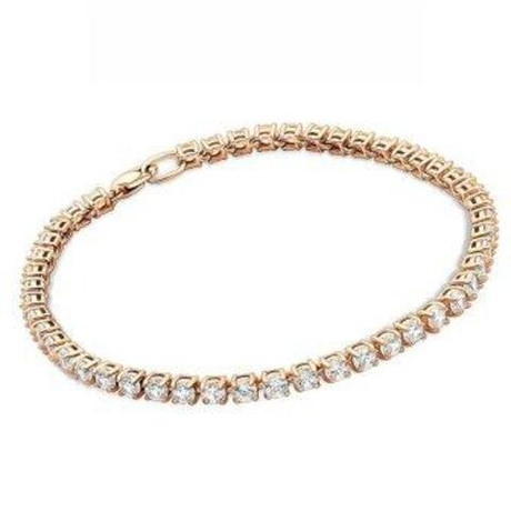 Браслет из золота с фианитами